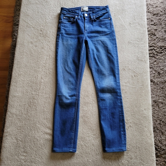 Acne Studios Skin 5 Ocean cropped skinny jeans size 25 - Picture 3 of 13